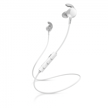 AUDIFONO C/MICRI PHILIPS IN- EAR BT TAE4205WT 10H ERCONOMICO WHITE