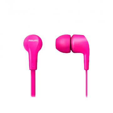 AUDIFONO C/MICROFO PHILIPS IN-EAR TAE1105PK 3.5MM BASS PINK