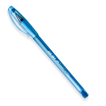 BOLIGRAFO ICE 061-F AZUL SEMI GEL FABER CASTELL