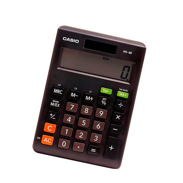 CALCULADORA MS-8B 8DIG. DE ESCRITORIO (BK CASIO