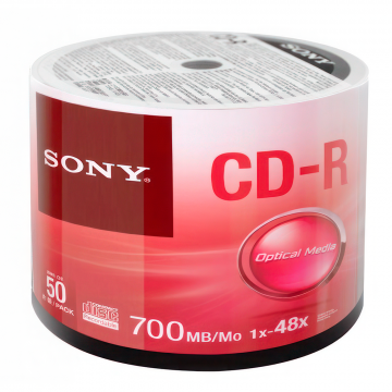 CD-R SONY 80 MIN 700MB (CNOX50 UND)