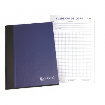 CUADERNO EMPASTADO A-5 CUADR. 100 HJS. RAY PERU