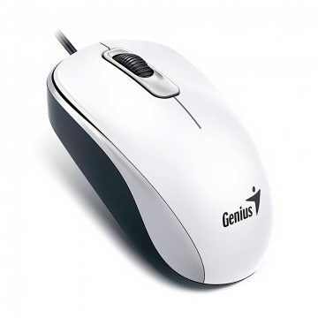 MOUSE GENIUS DX-110 USB OPTICO 1000 DPI WHITE