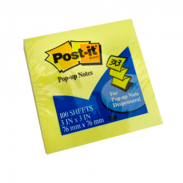 NOTAS POST-IT R-330 AMARILLO 3X3" 3M