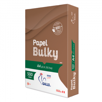 PAPEL BULKY A-4 48.8GRS PQTX500 GALLO