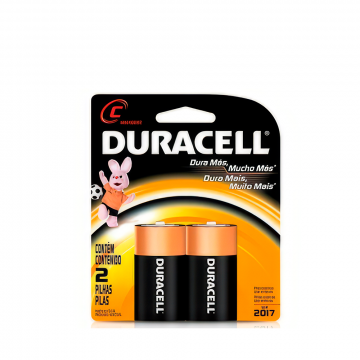 PILAS MEDIANAS "C" #1400 BLTX2 DURACELL