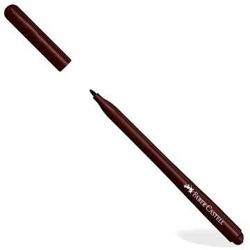 PLUMON 45 P/DELGADA MARRON FABER CASTELL