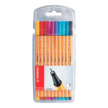 PLUMON POINT 8810-1 FINE PEN ESTX10 STABILO