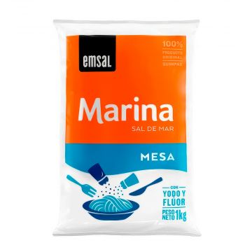 SAL DE MESA MARINA  BOLSA 1KG