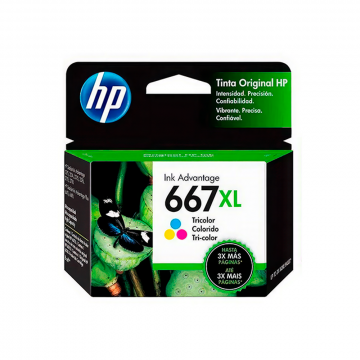 TINTA HP 3YM80AL (667XL) TRICOLOR (DJ 2775 / 4175)