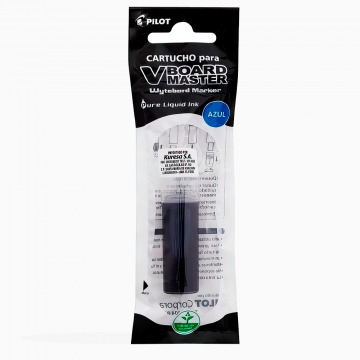 TINTA WBS-VBM AZUL P/PLUMON D/PIZARRA (CART) PILOT