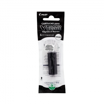 TINTA WBS-VBM NEGRO P/PLUMON D/PIZARRA (CART) PILOT