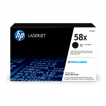 TONER HP CF258X (58X) L.J.P M404 NEGRO