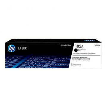 TONER HP W1105A (105A) L.J. 107A BLACK 1,000 PGS