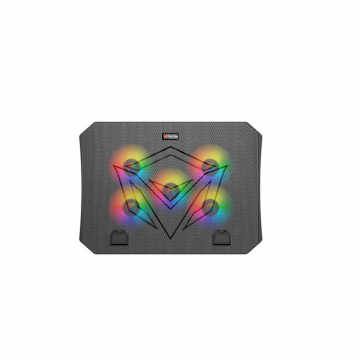 COOLER PARA LAPTOP 5 VENTILADORES NEGRO CP3030 MEETION