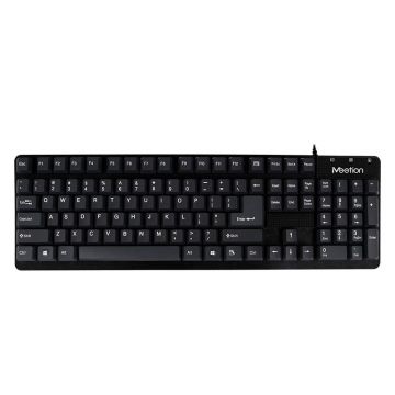 TECLADO CLÁSICO COLOR NEGRO K202 MEETION