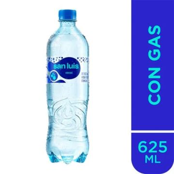 AGUA MINERAL SAN LUIS CON GAS BOTELLA 625ML XUNI