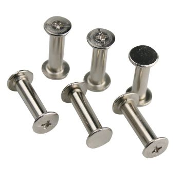 TORNILLO PARA CATALOGO 1" DE ALUMINIO CHICAGO PQTX10