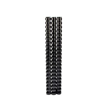 ANILLO 1/2" PARA 90 HOJAS NEGRO PLÁSTICO (PQTX100) (copiar)