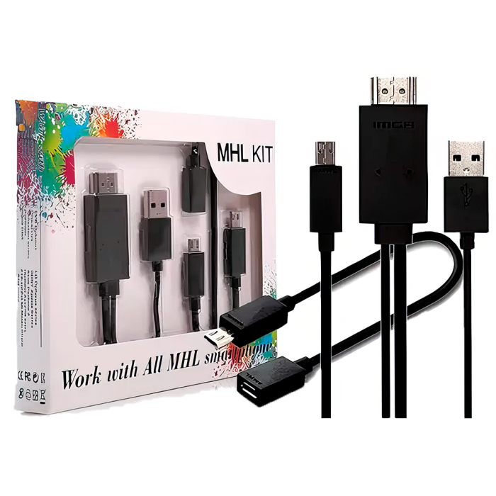 ADAPTADOR CABLE MHL-KIT V8-HDMI