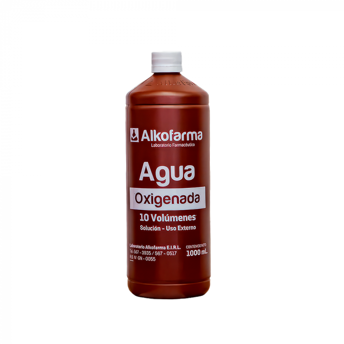 AGUA OXIGENADA ALKOFARMA Vol. 10 - FRASCO 1000ML