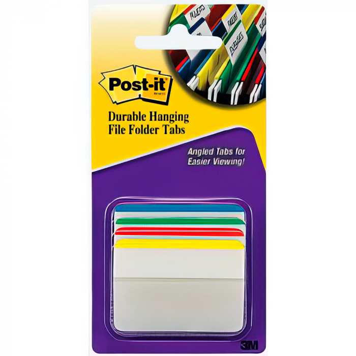 BANDERITAS 686-A DURAS TABS PACK 4 COLORES 3M