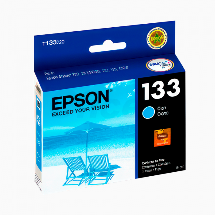 CARTUCHO EPSON T133220AL T25/TX125/TX420W CYAN (O)