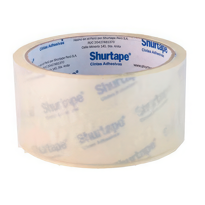 CINTA DE EMBALAJE TRANSP. 2"X40 YDAS SHURTAPE
