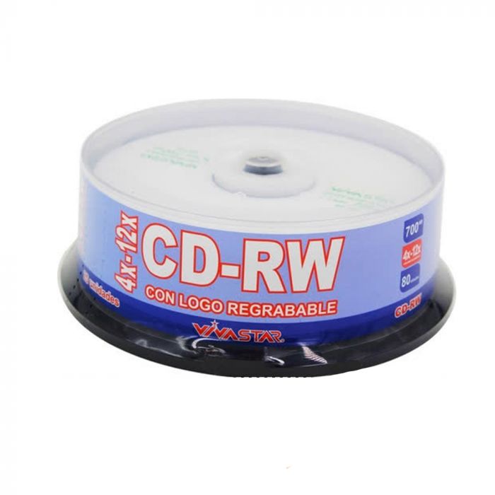 DISCO CD-RW (REGRABABLE) 700MB 80MIN XUNIDAD