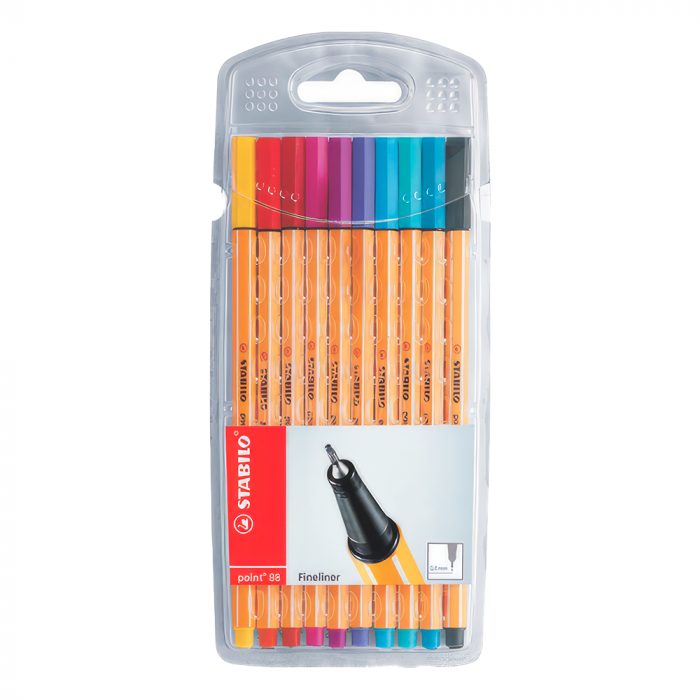 PLUMON POINT 8810-1 FINE PEN ESTX10 STABILO