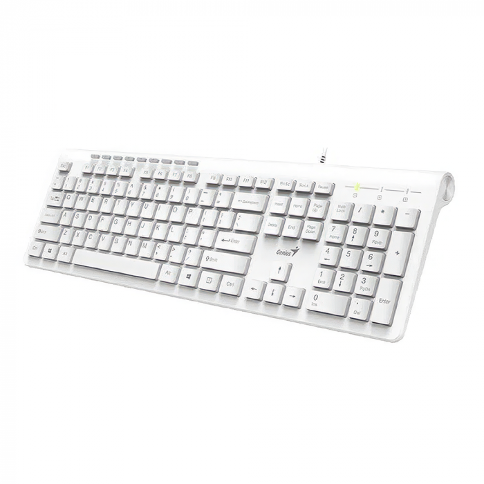 TECLADO GENIUS SLINSTAR 230 USB WHITE SP