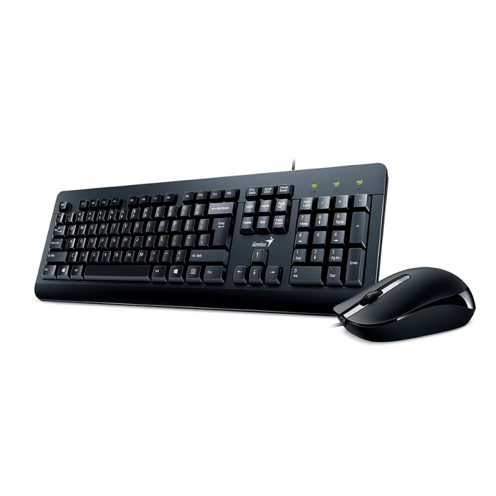 TECLADO GENIUS+ MOUSE KM-160 USB SP BLACK (31330001414)