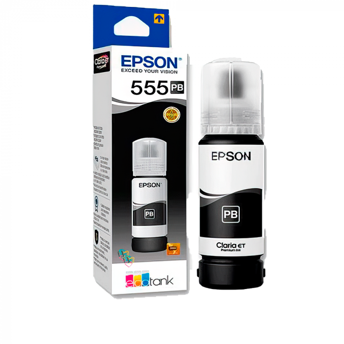 TINTA EPSON T555120-AL NEGRO FOTO PARA L8160