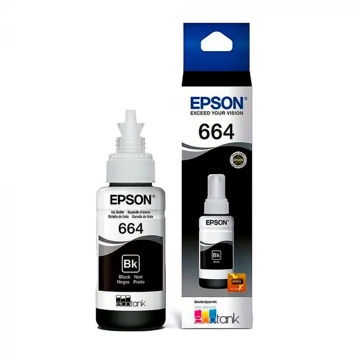 TINTA EPSON T664120 L200 BLACK INK (O)