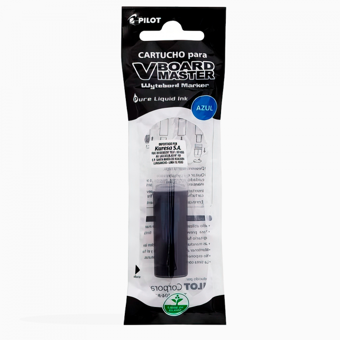 TINTA WBS-VBM AZUL P/PLUMON D/PIZARRA (CART) PILOT