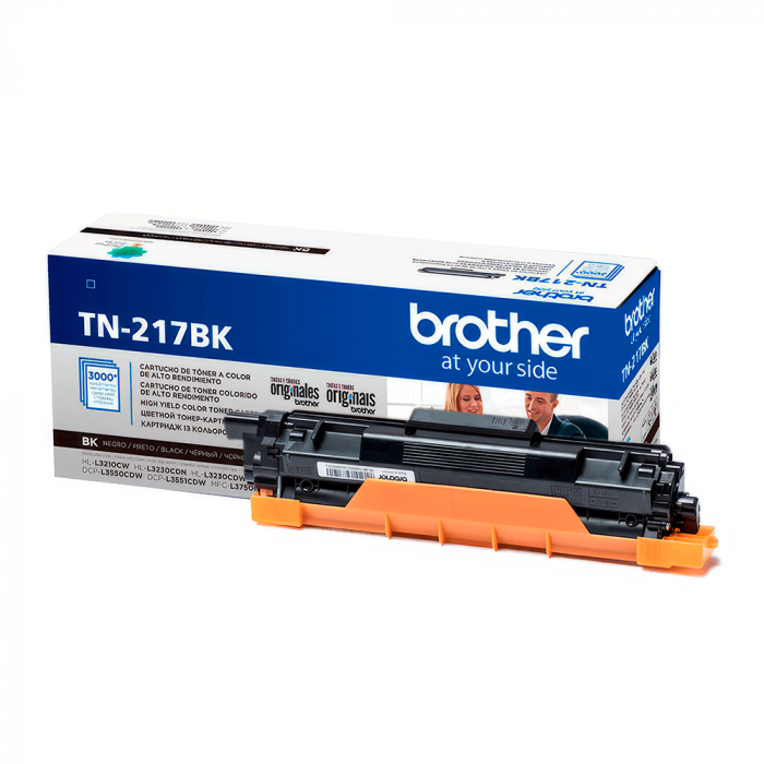 TONER BROTHER TN217BK BLACK(L3270/L3551/L3750)3000 PAG.