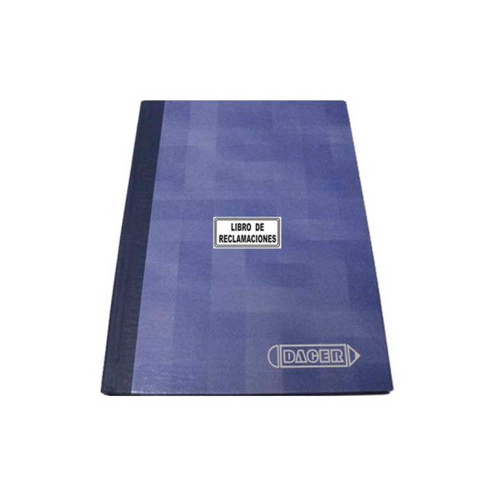 LIBRO DE RECLAMACIONES X 100 FOLIOS DACER
