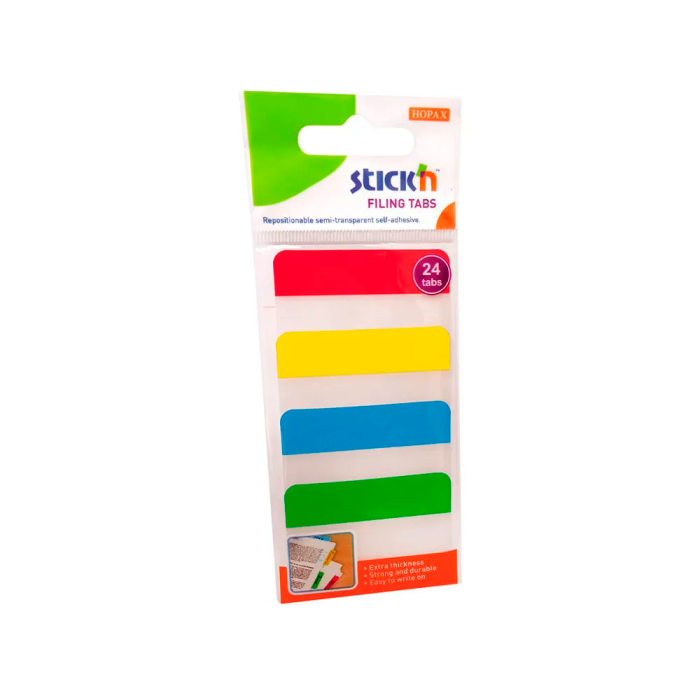 BANDERITAS 21608 FILING TABS-BLT 24 H-4 COLORES STICK'N