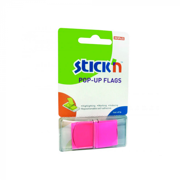 BANDERITAS 26013 POP-UP X50 FUCSIA NEON STICK'N