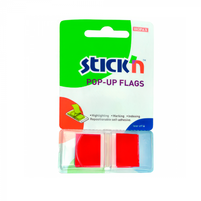 BANDERITAS 26021 POP-UP X 50 ROJO-T STICK'N